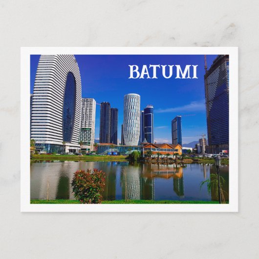 ジョージア・バトゥミ建築景観 ポストカード (正面)