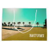 ジョージア・バトゥミ建築景観 ラージペーパーバッグ (正面)