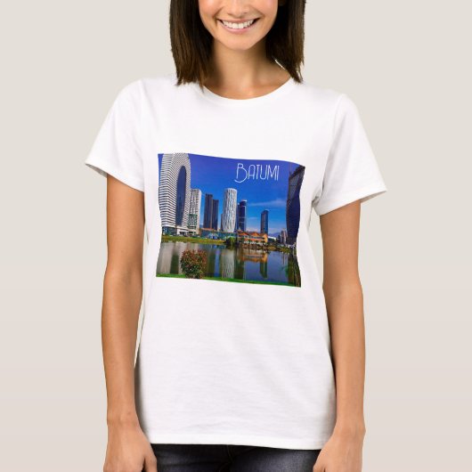 ジョージア・バトゥミ建築景観 Tシャツ (正面)