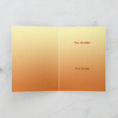 ジョージア·ピーチズシーズンのグリーティングカード シーズンカード (内部)