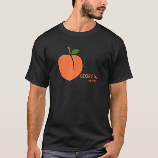 ジョージア・ピーチ州・エスト。1788 Tシャツ (正面)