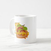ジョージア・ピーチ コーヒーマグカップ (正面左)