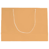 ジョージア·ピーチ·フルーツアート·デザイン。 ラージペーパーバッグ (裏面)