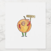 ジョージア・ピーチ ワインラベル (シングルラベル)