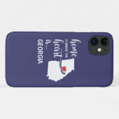 ジョージア・ホームはハート Case-Mate iPhoneケース (裏面(横))