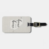 ジョージア – ホームスイートホームバーラップルック ラゲッジタグ (正面横)