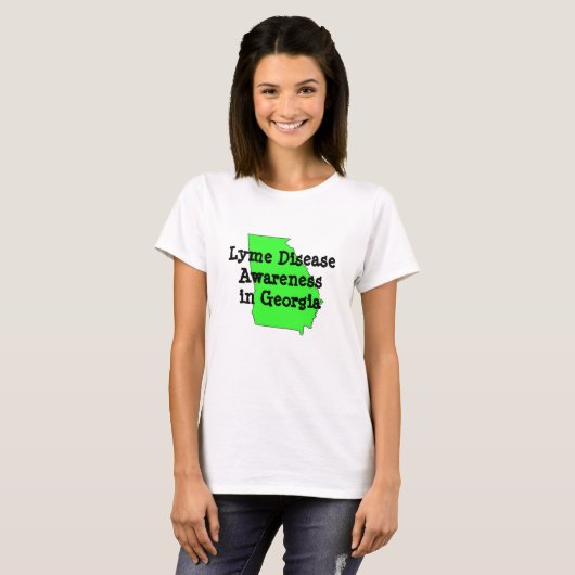 ジョージア ライム病啓発Tシャツ Tシャツ (正面フル)