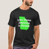 ジョージア ライム病啓発Tシャツ Tシャツ (正面)