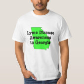 ジョージア ライム病啓発Tシャツ Tシャツ (正面)