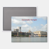 ジョージア・リバーフロント・サバンナ マグネット (正面/裏面)