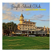ジョージア・ローカントリーの歴史的なジキル・アイランドクラブ ポスター (正面)