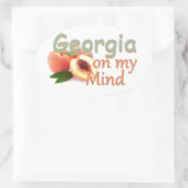 ジョージア 楕円形シール (バッグ)