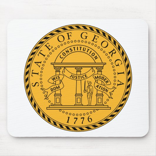 ジョージア、米国 マウスパッド (正面)