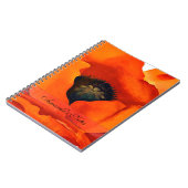 ジョージアO'Keefe圧倒する赤いケシによっては1927年が開花します ノートブック (左側)