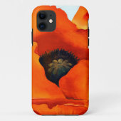 ジョージアO'Keefe圧倒する赤いケシの花 Case-Mate iPhoneケース (裏面)