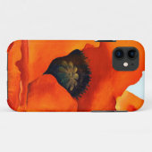 ジョージアO'Keefe圧倒する赤いケシの花 Case-Mate iPhoneケース (裏面(横))