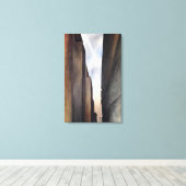 ジョージアO'Keefe – ニューヨーク通りII キャンバスプリント (インサイチュ (ウッドフロア))