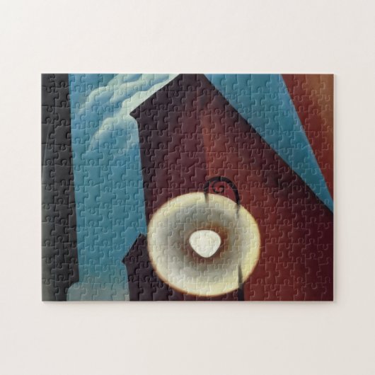 ジョージアO'Keefe calle nueva york luna ジグソーパズル (横)