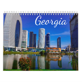 ジョージアTbilisi Barumi建築景観 カレンダー