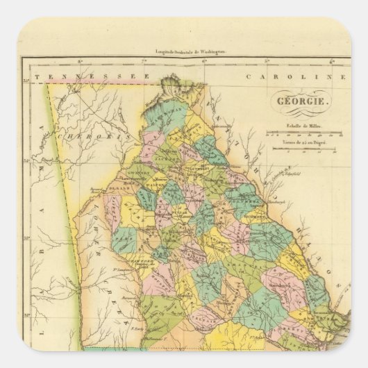 ジョージアUS スクエアシール (正面)