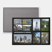 ジョージアUSAの感想 マグネット (正面/裏面)