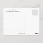 ジョージサンドバイシャルパンティエ ポストカード (裏面)