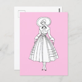 ジョージズバービエ1920年代ファッションイラストレーション ポストカード