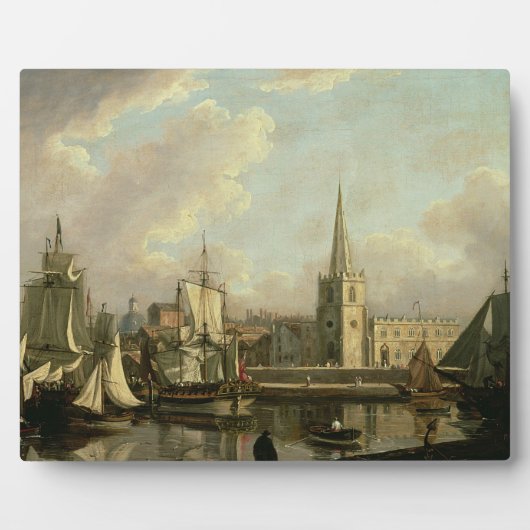 ジョージズ・波止場・ベイスン，リバプール， 1797 (油オンカンバ フォトプラーク (正面)