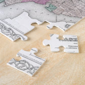 ジョージタウンおよびWashington D.C. ジグソーパズル (側面)