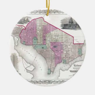 ジョージタウンおよびWashington D.C. セラミックオーナメント