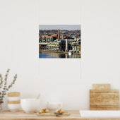 ジョージタウンとウォーターフロント – ワシントンDCのビュー ポスター (キッチン)