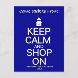 ジョージタウンサウスカロライナ火災回復カード ポストカード