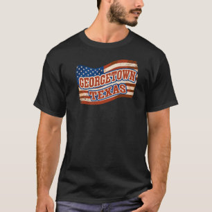 ジョージタウンシティナショナルテキサス州デイヴィンテージアメリカ Tシャツ