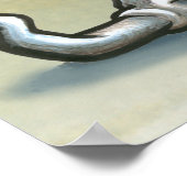 ジョージタウンテキサス州マンガの地図のポスター ポスター (角)