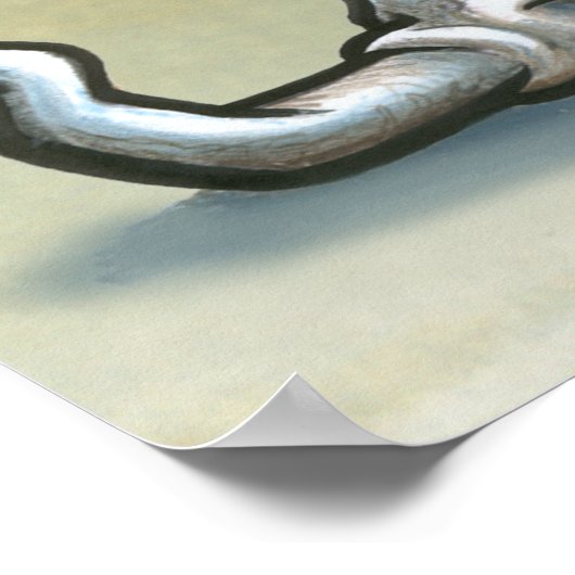 ジョージタウンテキサス州マンガの地図のポスター ポスター (角)