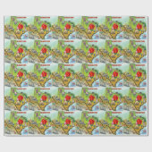 ジョージタウンテキサス州マンガの地図 ラッピングペーパー (フラット)