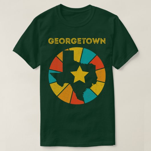 ジョージタウンテキサス州ヴィンテージ動揺してお土産1 Tシャツ (デザイン正面)