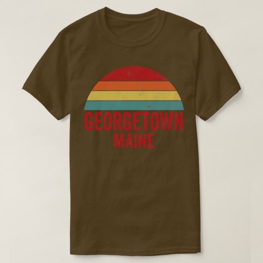 ジョージタウンメイン Tシャツ (デザイン正面)