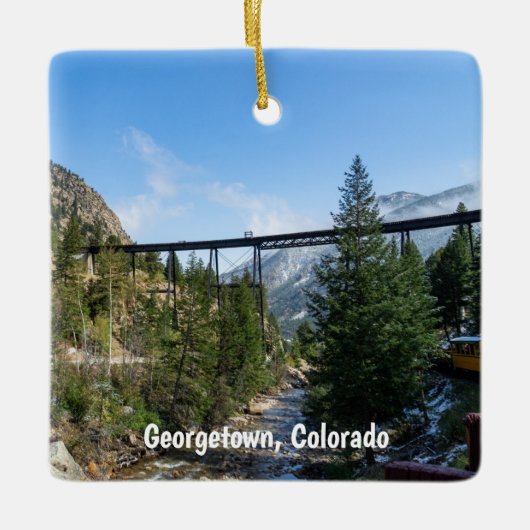 ジョージタウンループ鉄道 セラミックオーナメント (正面)
