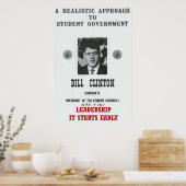 ジョージタウン大学Pリーダーシップ・ビル・クリントン ポスター (キッチン)