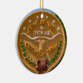 ジョージタウン、テキサス州両面 セラミックオーナメント (右)