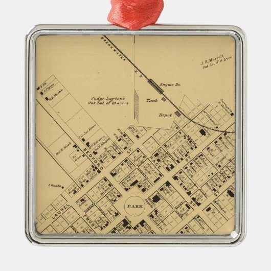 ジョージタウン メタルオーナメント (正面)