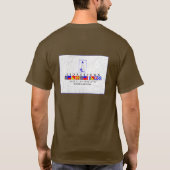 ジョージタウンSCの海洋のシグナルフラグのティー Tシャツ (裏面)