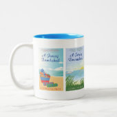 ジョージナイリオスのマグによるジャージー場面 ツートーンマグカップ (左)