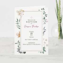 ジョージナ・ギリシャ正教会バプテスマ・プログラム プログラム