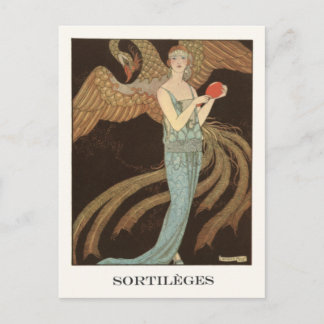 ジョージバービアアールデコファッションイラストレーション ポストカード