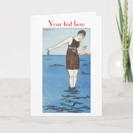 ジョージバービアアールデコファッション サンキューカード