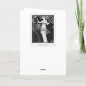 ジョージバービアアールデコファッション サンキューカード (裏面)