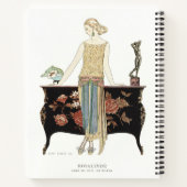 ジョージバービアアールデコファッション ノートブック (裏面)