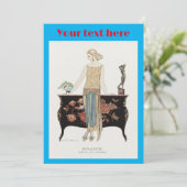 ジョージバービアアールデコファッション 招待状 (スタンド正面)